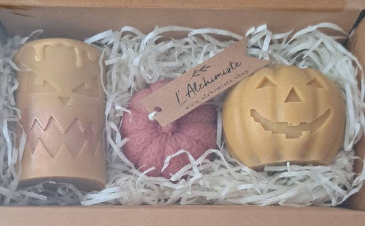 Grand Lot de bougies Halloween de 3 pièces